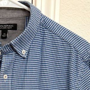 Banana Republic - Luxe Flannel Button Down Shirt - Slim Fit